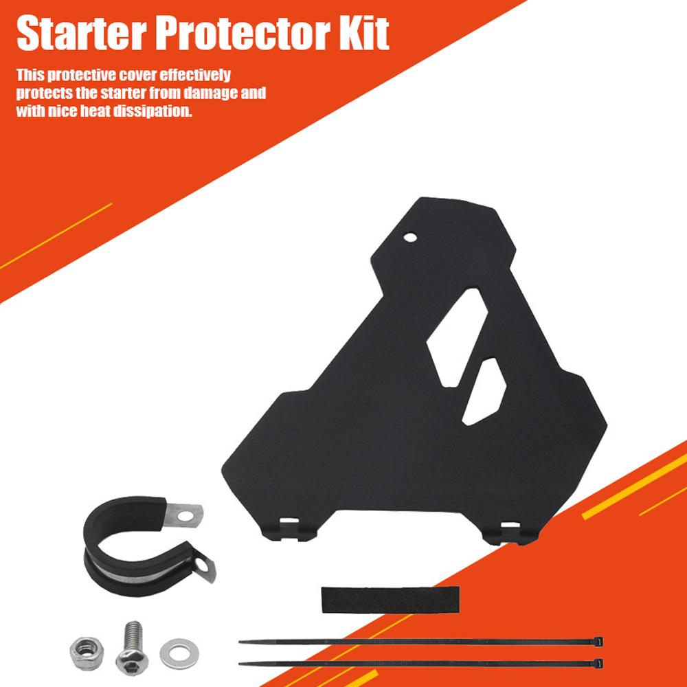 Motorcycle Starter Protector Aluminum Alloy Starter Protective Guard Cover Modified Accessories Replacement for R1200GS LC ADV 1250GS ADV