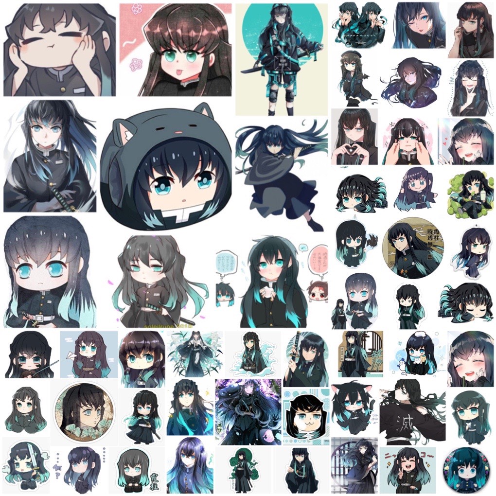 Set 60 Sticker Tokitou Muichirou