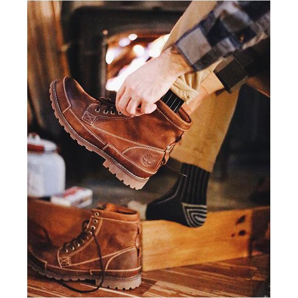 Giày Cổ Cao Nam Timberland EarthKeepers Màu Nâu Đậm TB01555120