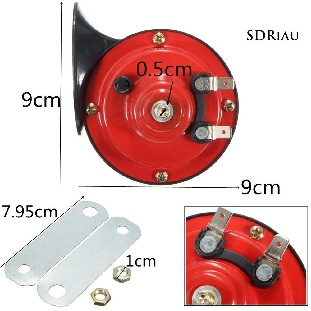 Set 2 Còi Hơi Hình Ốc Sên 12v Dành Cho Xe Ô Tô