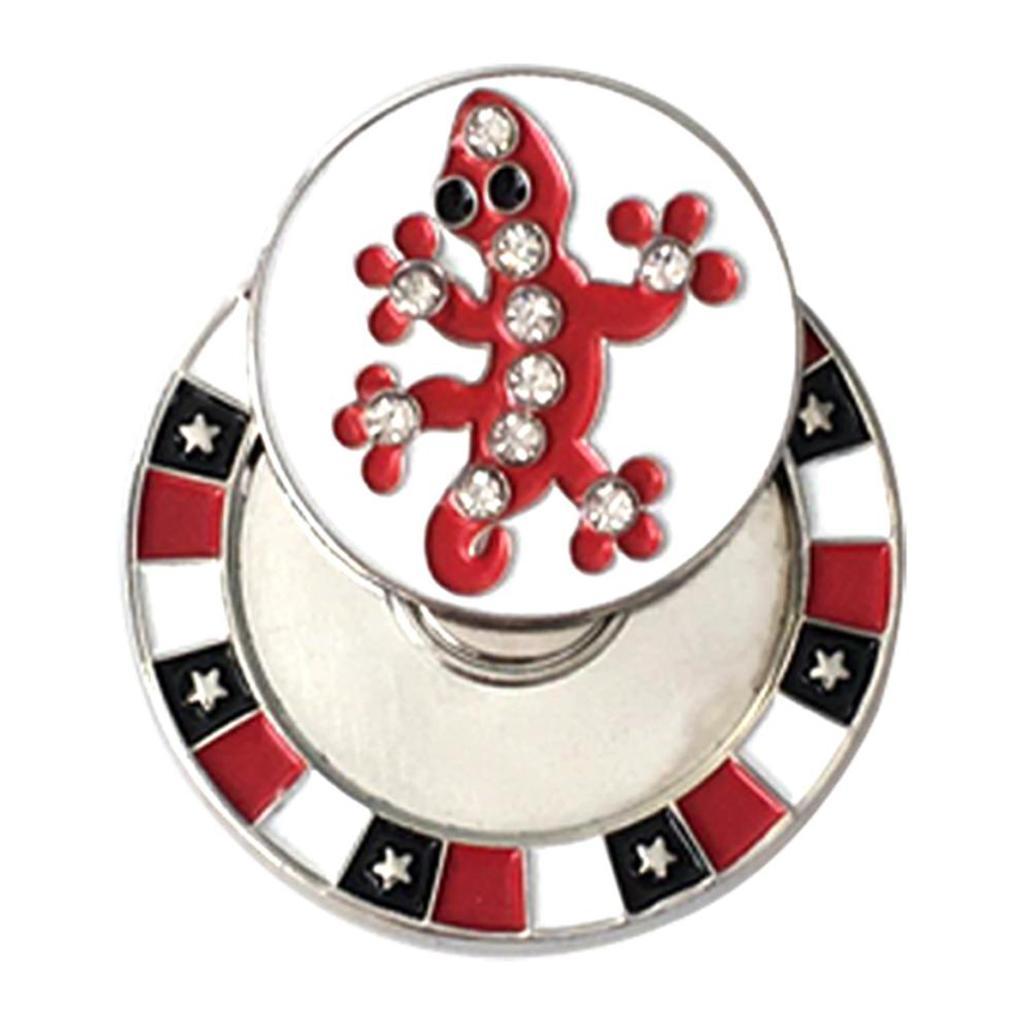 Golf Cap Clip Ball Marker Zinc Alloy Golfer