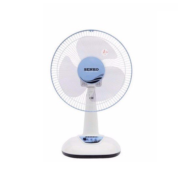 Quạt Điện Senko Để Bàn Tiện Lợi Cao Cấp B1216 Màu Ngẫu Nhiên - Hàng Chính Hãng