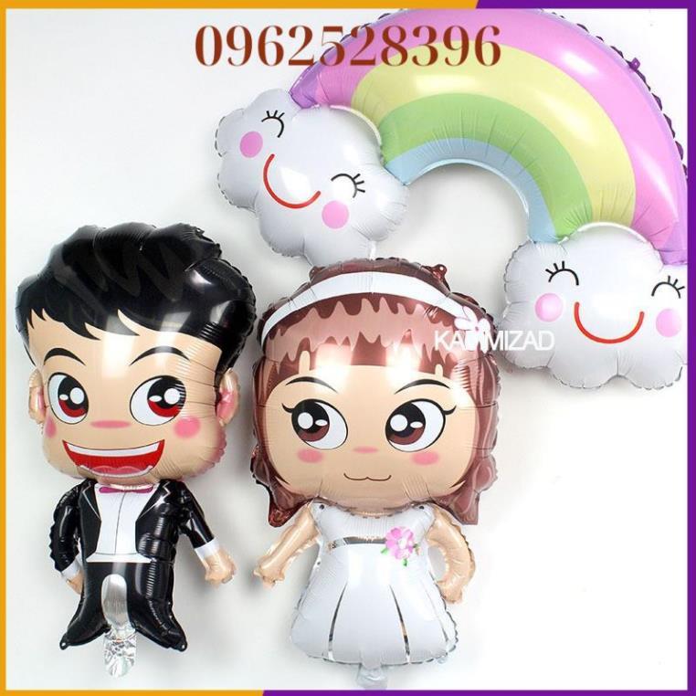 Bong Bóng cô dâu chú rể style mới