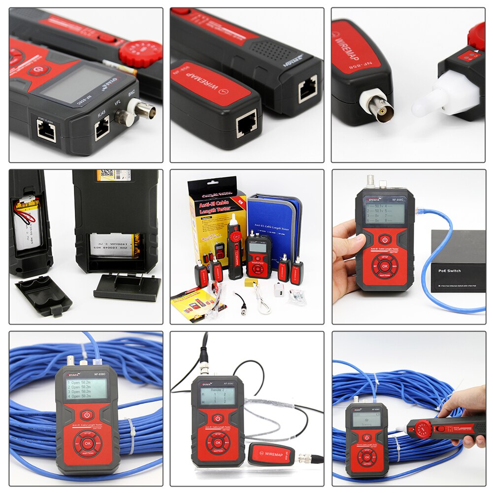 Máy Test Mạng NOYAFA NF-858C - Hàng Chính Hãng
