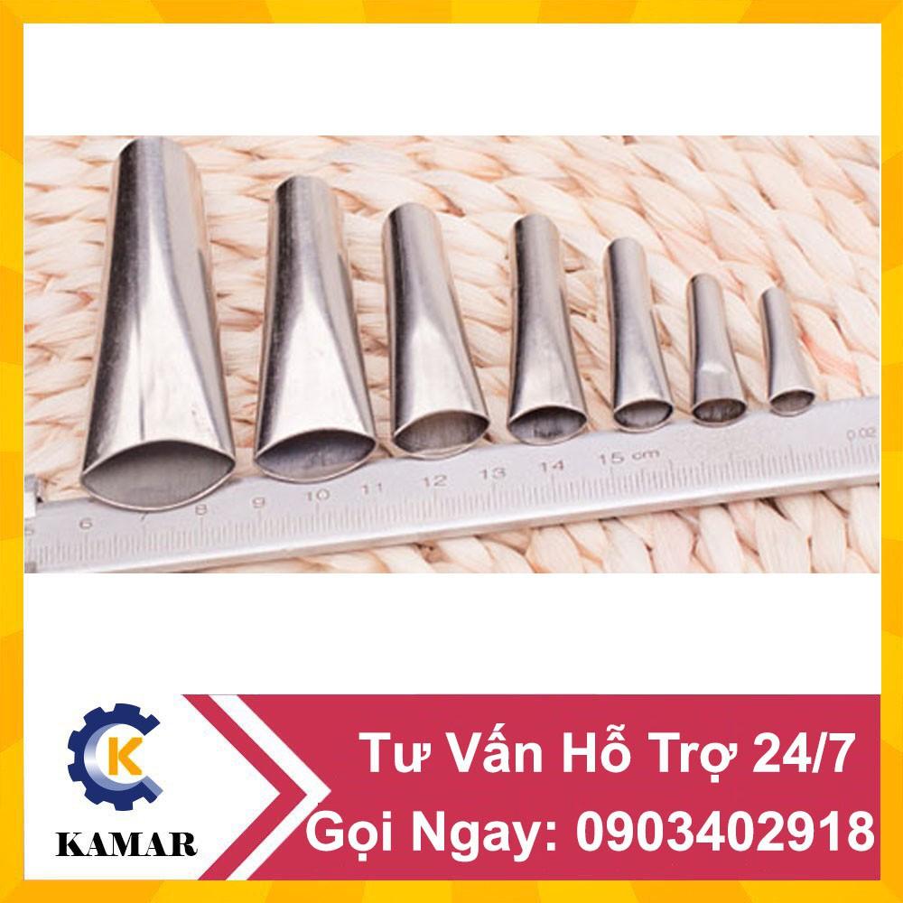 Bộ 7 Đầu vòi vuốt keo bằng Inox