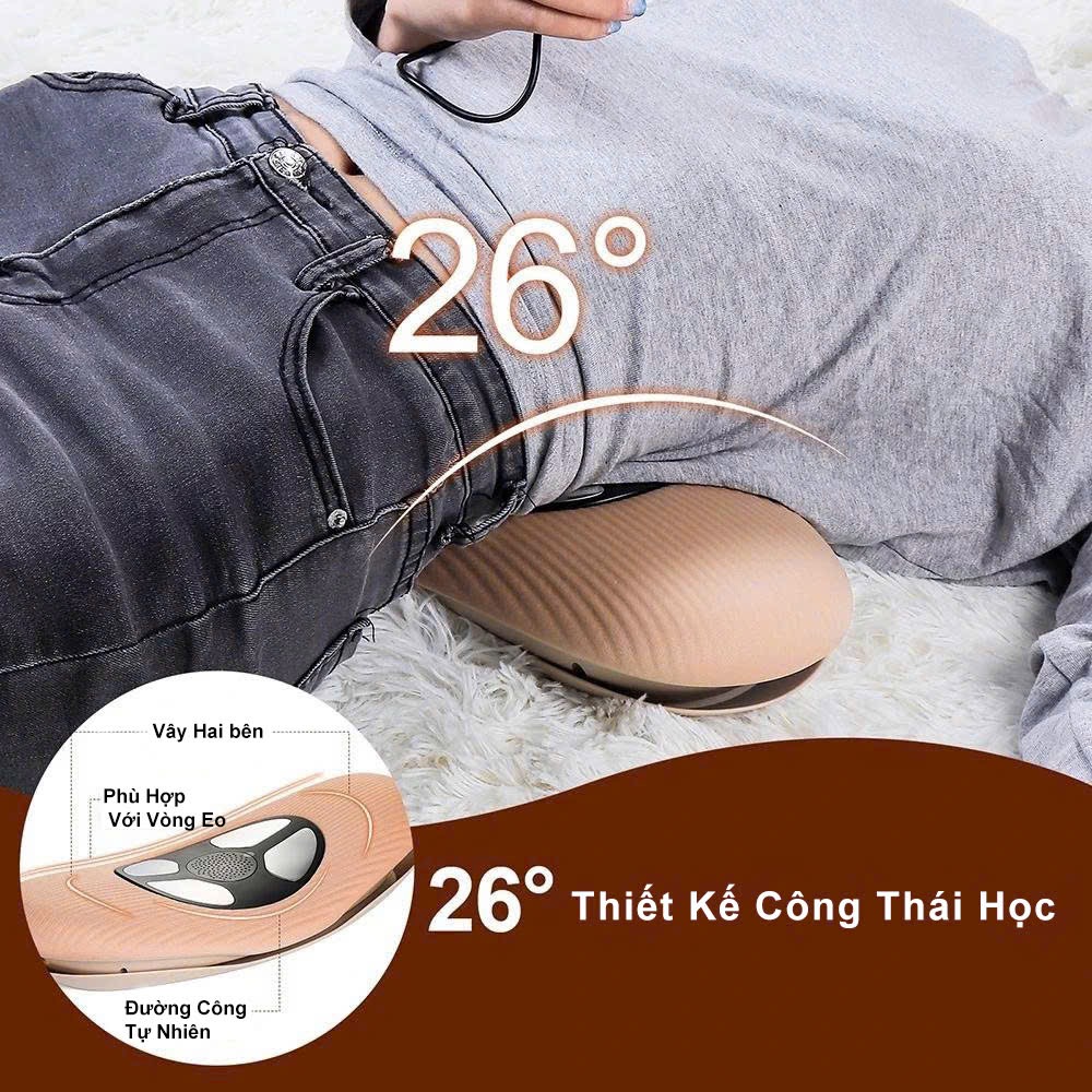 Máy Massage Thắt Lưng PN-S600 Hỗ Trợ Thư Giãn Và Giảm Đau Vùng Lưng Và Thoát Vị Đĩa Đệm