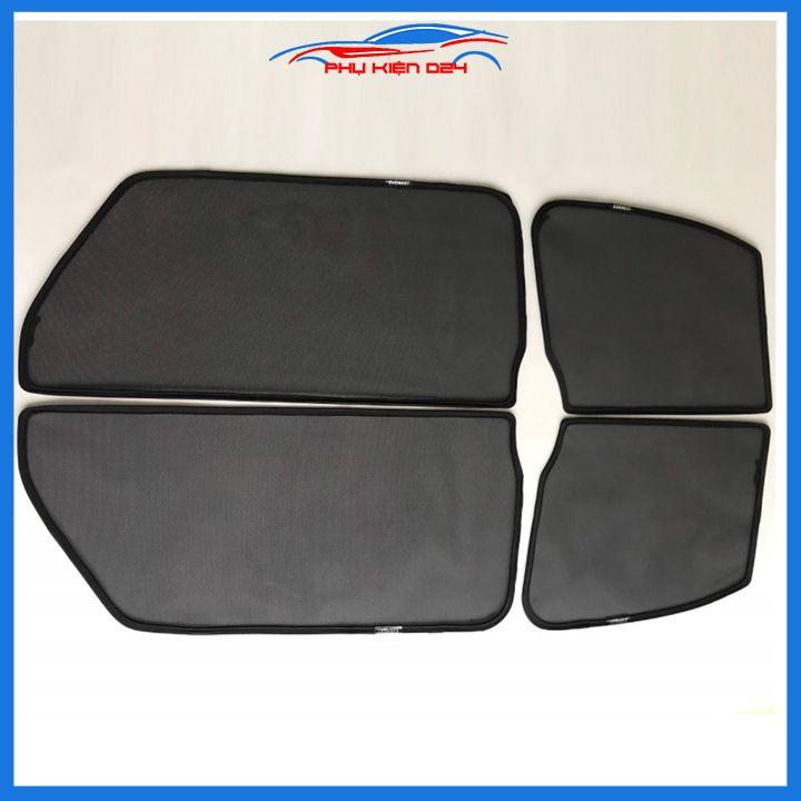 Bộ 4 rèm chắn nắng nam châm Everest 2016-2017-2018-2019 khung cố định chống tia UV