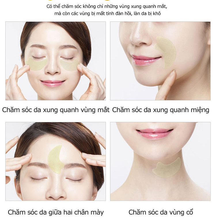 Hộp Miếng Dán Dưỡng Mắt Chống Lão Hóa SNP GOLD COLLAGEN EYE PATCH