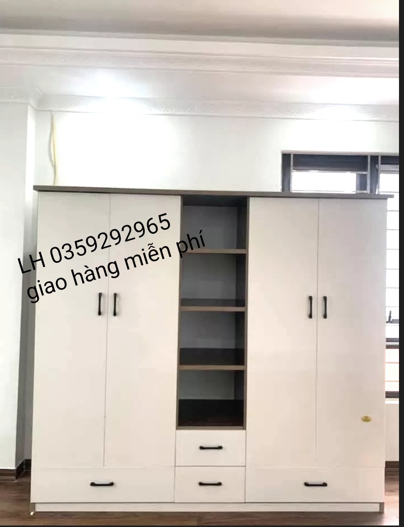 Tủ nhựa đài Loan 4 cánh 1 kệ