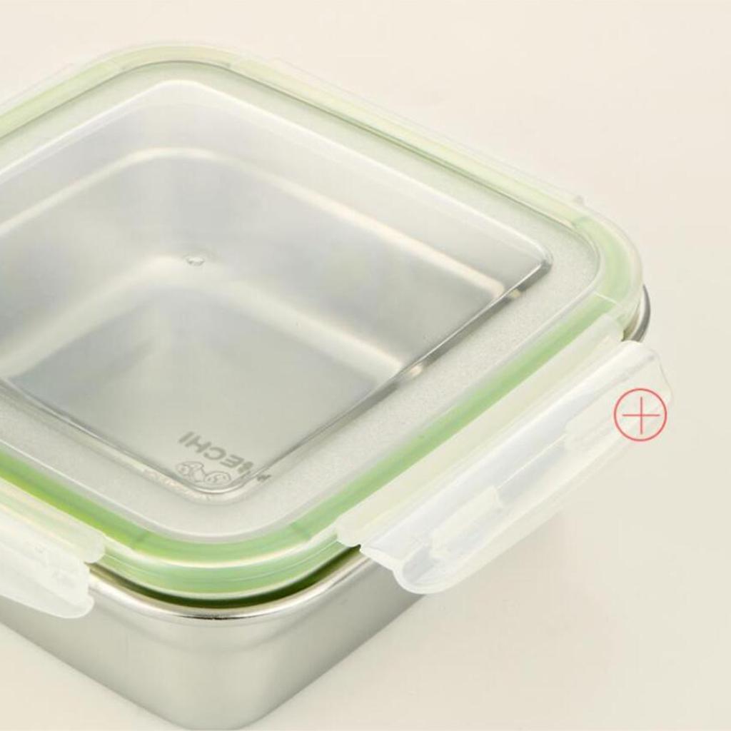 Stainless Steel Lunch Bags Lunch Box Bento Mess Tin Preservation Large,14oz