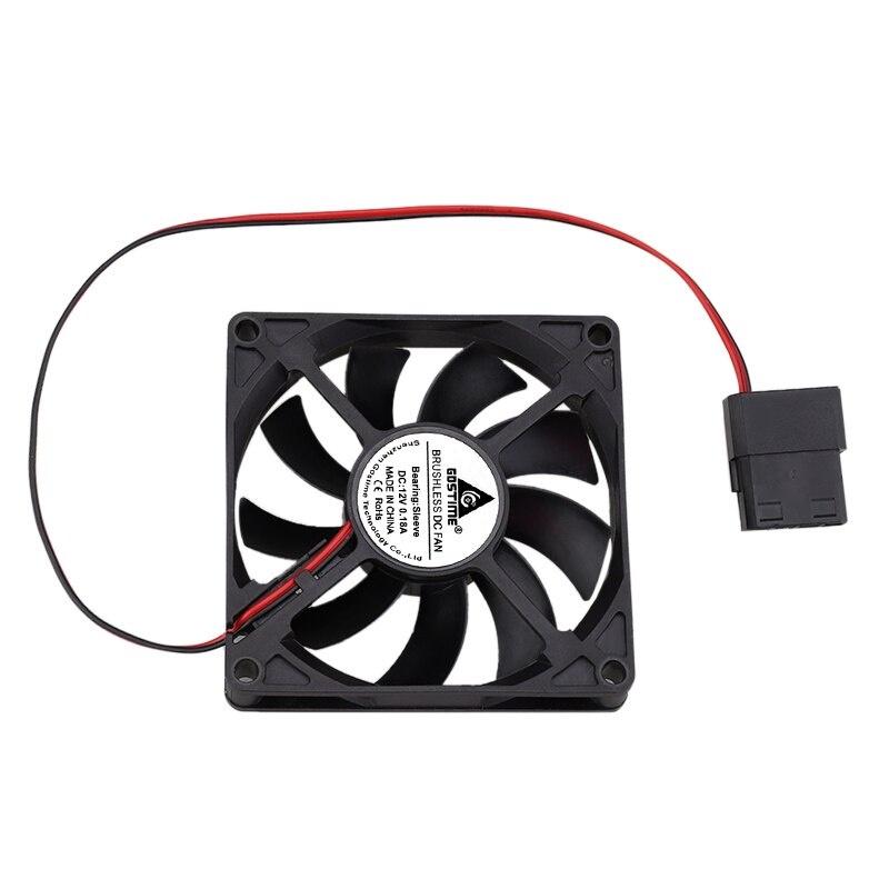 1pcs 8cm 8015 DC fan 4pin 12V 80mm x 80mm x 15mm PC Computer Brushless Cooling Cooler Fan