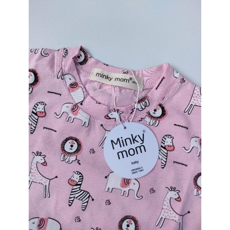 Bộ ngắn tay cotton Minky Mom siêu cute cho bé gái từ 5-19kg