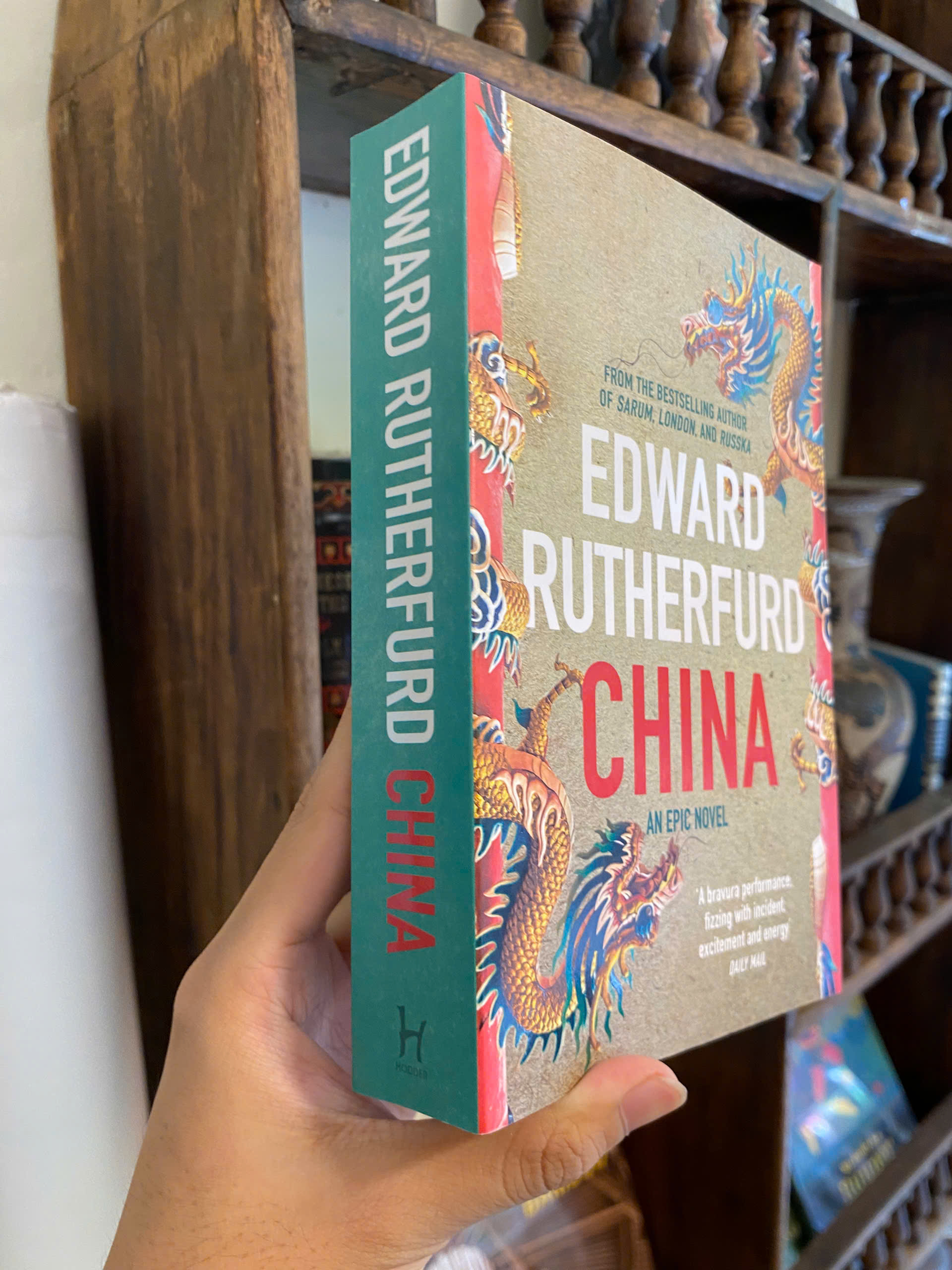 Sách - China: An Epic Novel by Edward Rutherfurd | Historical Fiction / Asian Literature / Ngoại văn