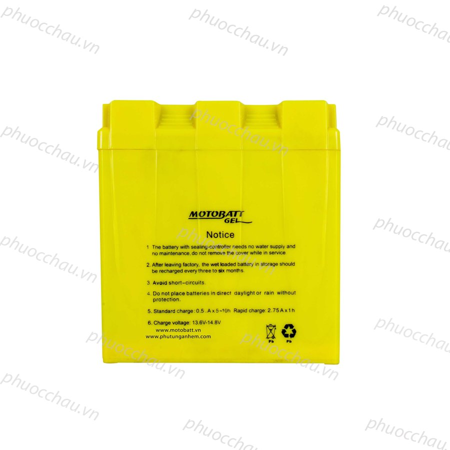 Ắc quy xe máy MOTOBATT MTX5AL 12V - 5AH, dùng cho xe Dream, Wave Alpha, Exciter, Mio, Sirius