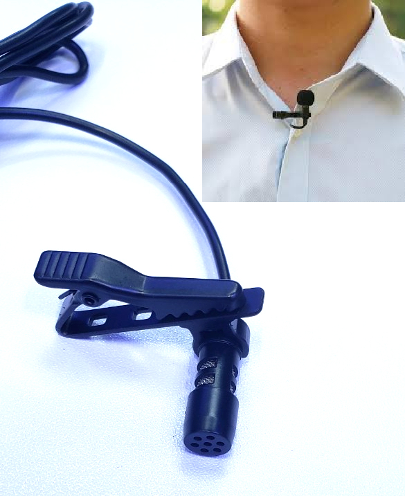 Mic kẹp cổ áo dùng cho bộ thu không dây