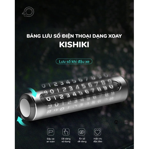 Bảng số trên xe hơi Kishiki