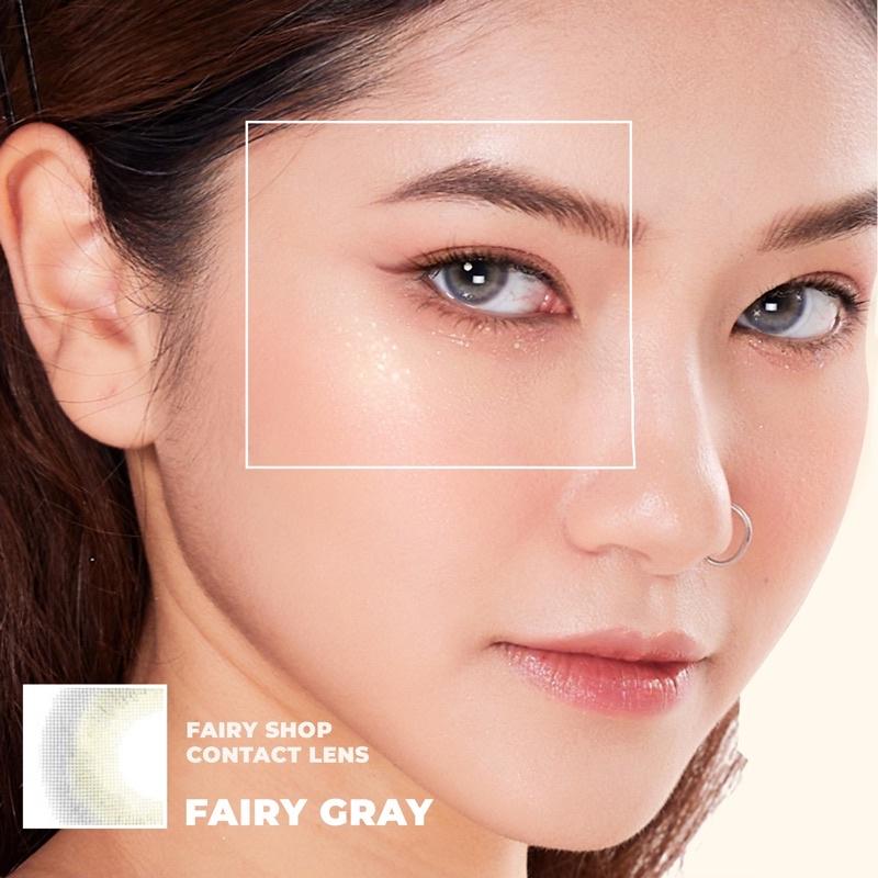 Kính Áp Tròng Fairy Gray 14.0mm - FAIRY SHOP CONTACT LENS - silicone hydrogel độ 0 đến 6 độ hạn 1 năm