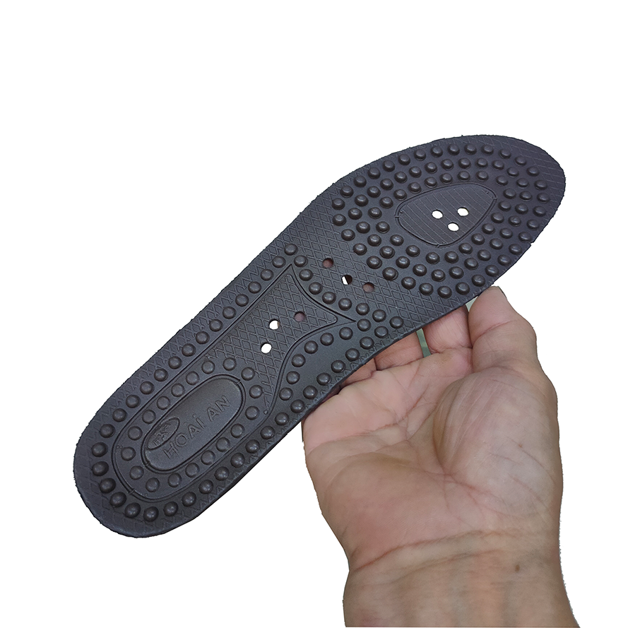 Lót Giày Da Thoáng Khí Khử Mùi Chất Liệu Cao Su Non Mềm Êm LGN2030