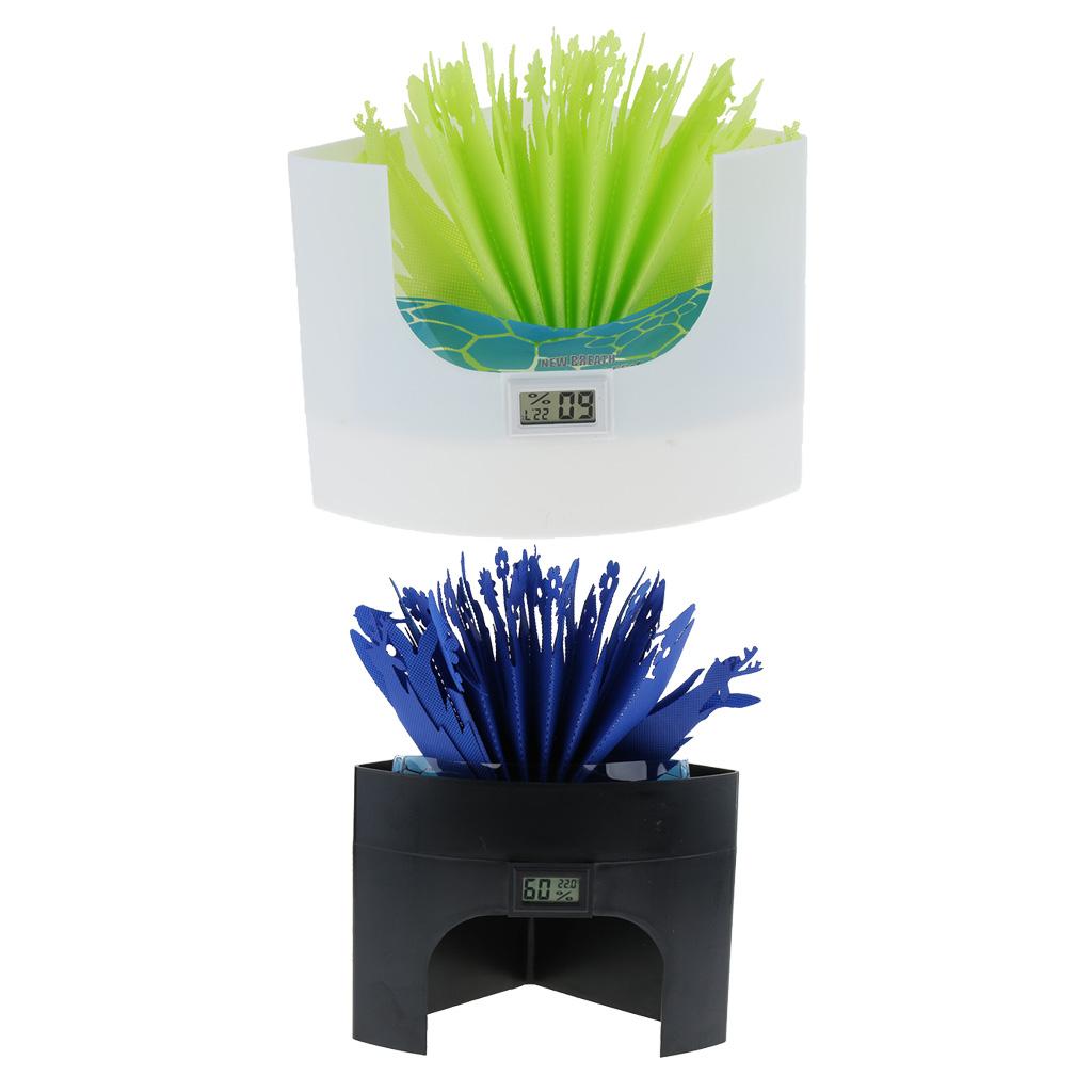 Reptile Hideout Humidifier for Lizard Snake Spider Bearded Dragon blue