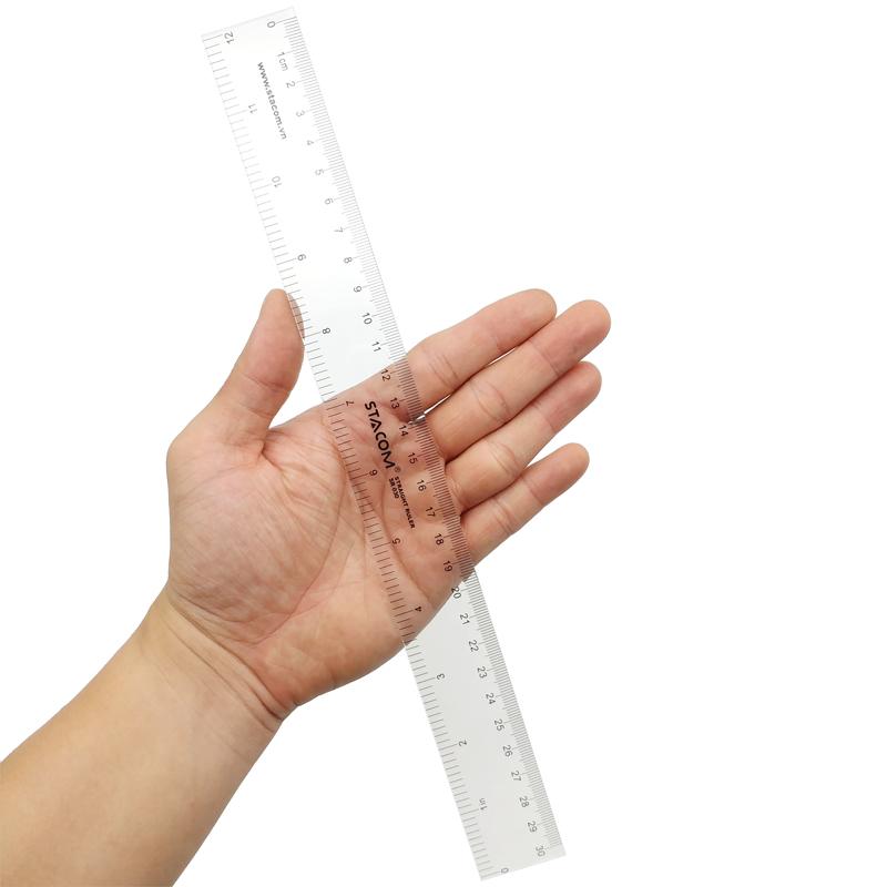 Bộ 3 Thước Kẻ Stacom SR 030 30Cm