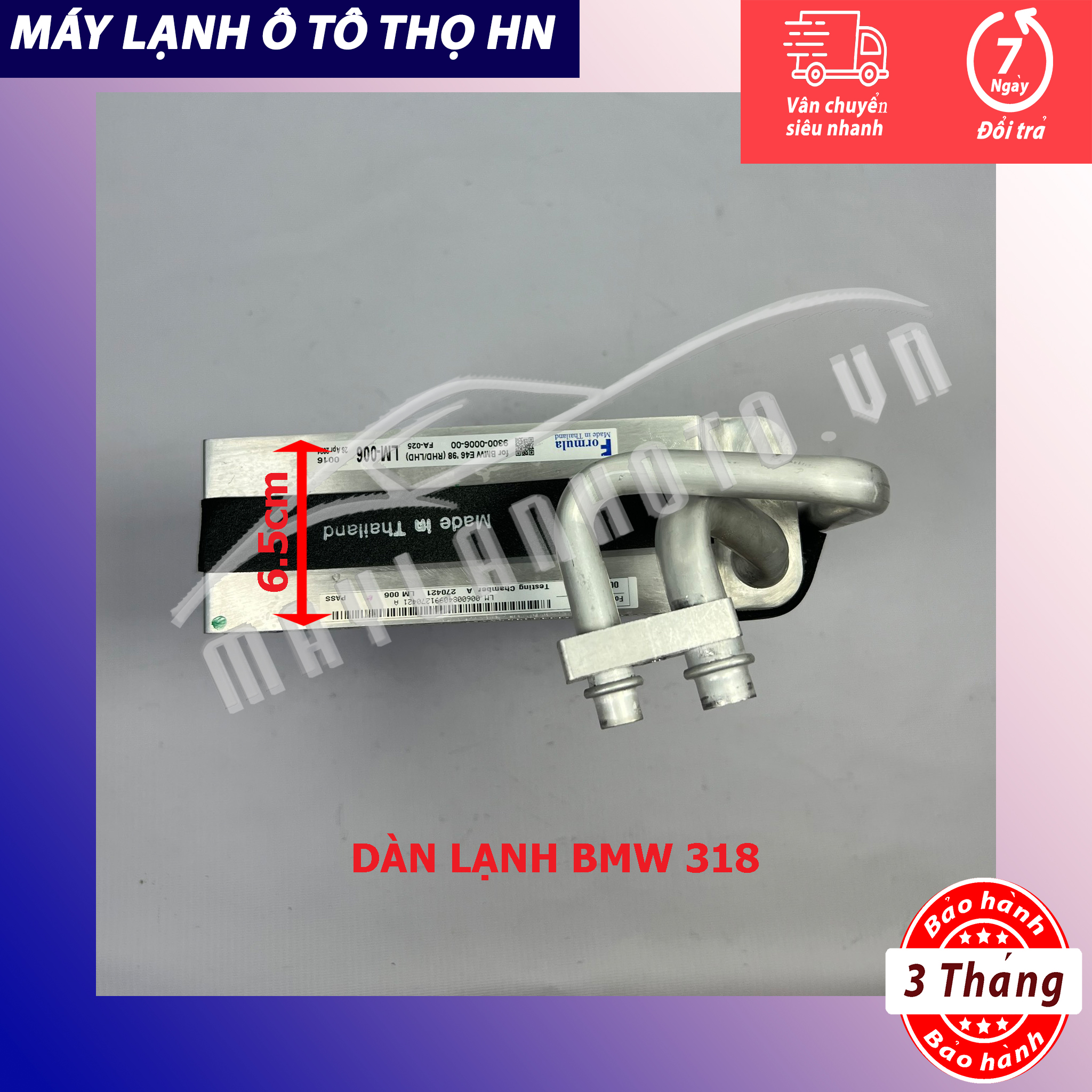 Dàn lạnh BMW 318i - 320i - 325i 2004-2005-2006 Hàng xịn Thái Lan 04 05 06