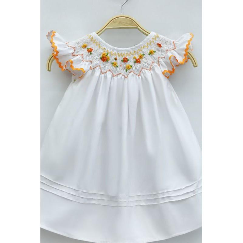 ĐẦM SMOCK HOA NHÍ