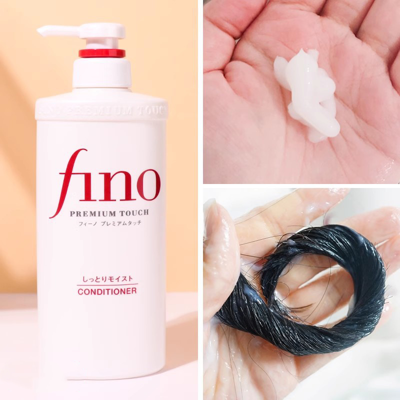 Bộ đôi gội xả Phục hồi hư tổn tóc Fino Shampoo - Conditioner Nhật Bản 550ml