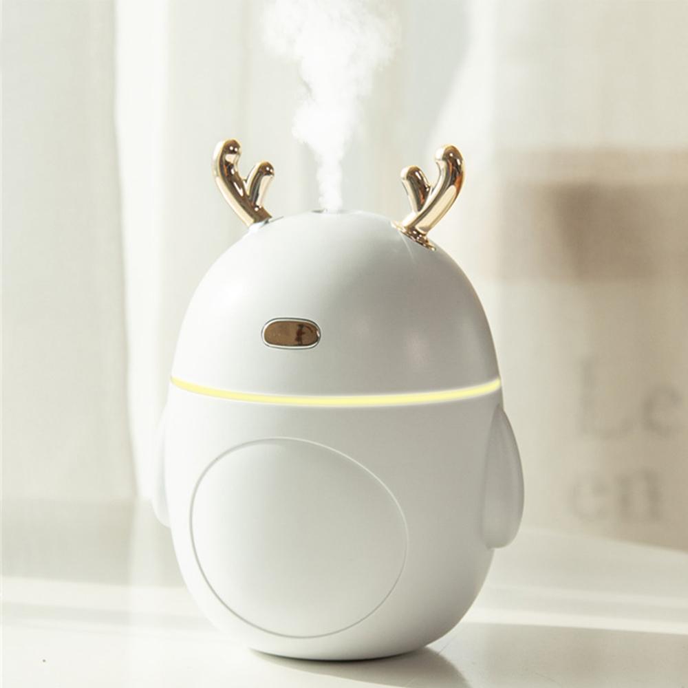 Máy tạo ẩm không khí mini 320ml, máy khuếch tán tinh dầu dễ thương, máy khuếch tán hương thơm phòng USB, máy phun sương siêu âm cho văn phòng gia đình