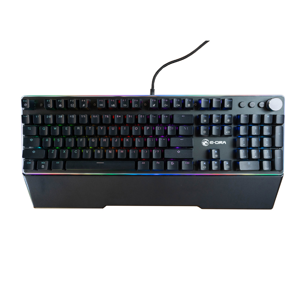 Bàn phím chơi game cơ quang E-DRA EK308 RGB Plus - Hàng chính hãng