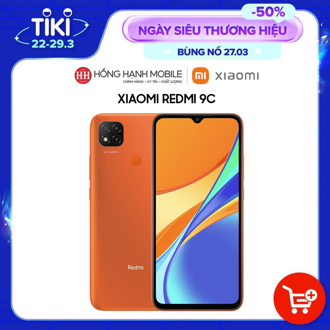 Điện Thoại Xiaomi Redmi 9C 3GB/64GB - Hàng Chính Hãng