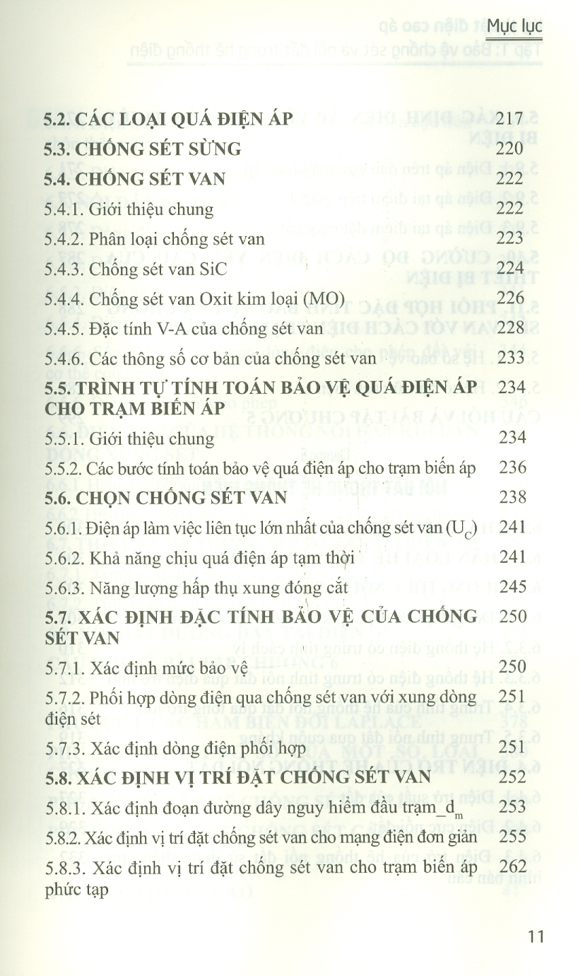 Kỹ Thuật Điện Cao Áp Tập 1 Bảo Vệ Chống Sét Và Nối Đất Trong Hệ Thống Điện