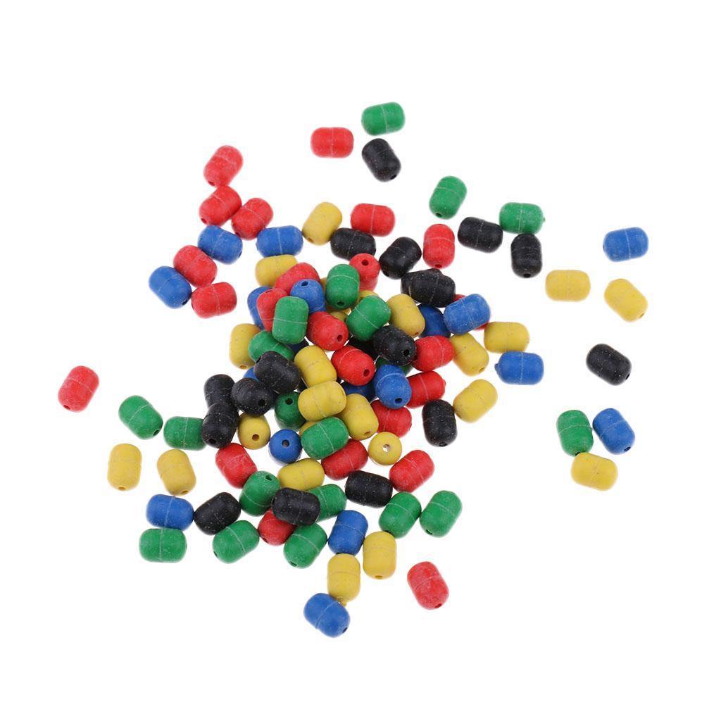 2-8pack 100Pcs Carp Bait Soft Beads Sea Fishing Lure Floating Beads Float Tackle