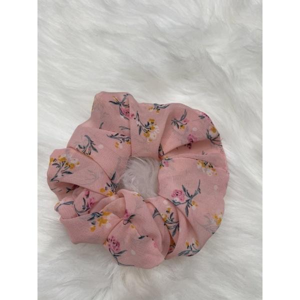 Dây Cột Tóc Srunchies Hoa Nhí Dễ Thương