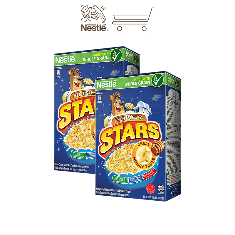 Combo 2 Hộp Ngũ cốc ăn sáng HONEY STARS (Hộp 300g)