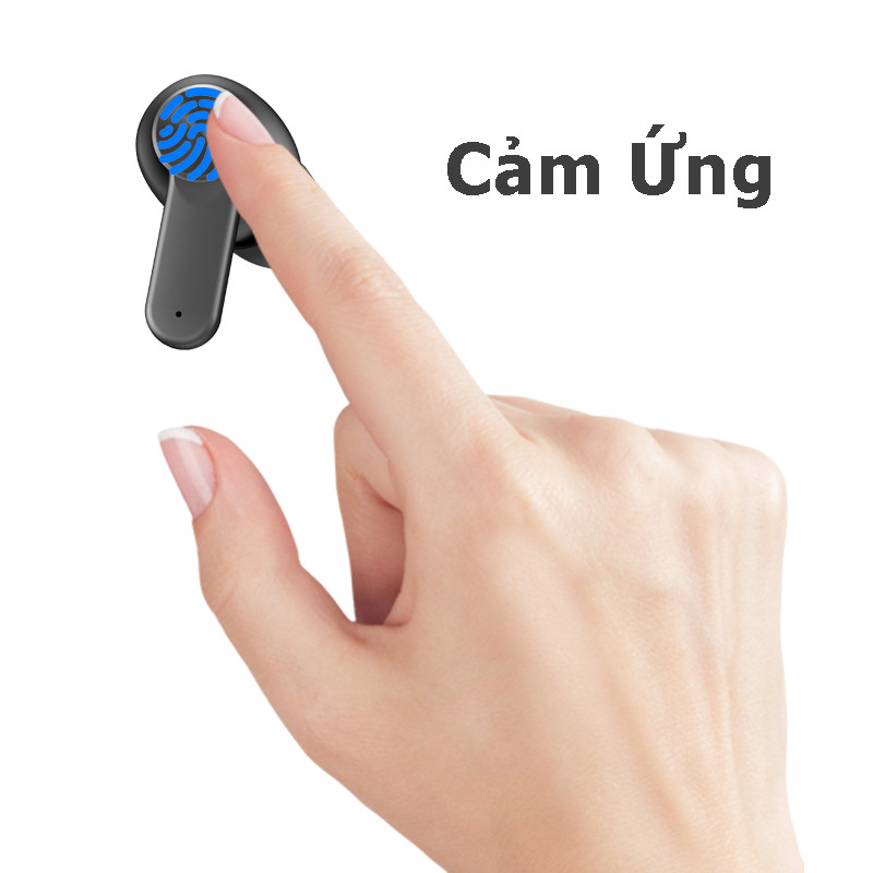 Tai Nghe Bluetooth PKCB Pro True Wireless Smart Touch Bluetooth V5.0 - Hàng Chính Hãng VN/A