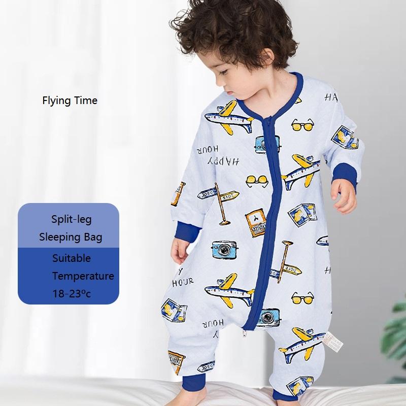 Túi Ngủ Cho Bé Hình Hoạt Hình Infantil Mùa Xuân, Mùa Thu Cho Cotton Cho Bé Giấc Ngủ Bao Trẻ Em Slaapzak Giường Mềm Trẻ Em Bộ Đồ Ngủ Jumpsuit