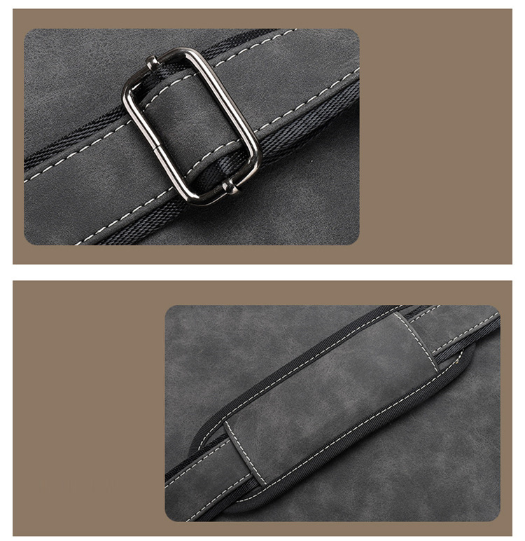 Túi đeo chéo nam DA BÒ thật phong cách mới - DCN9447