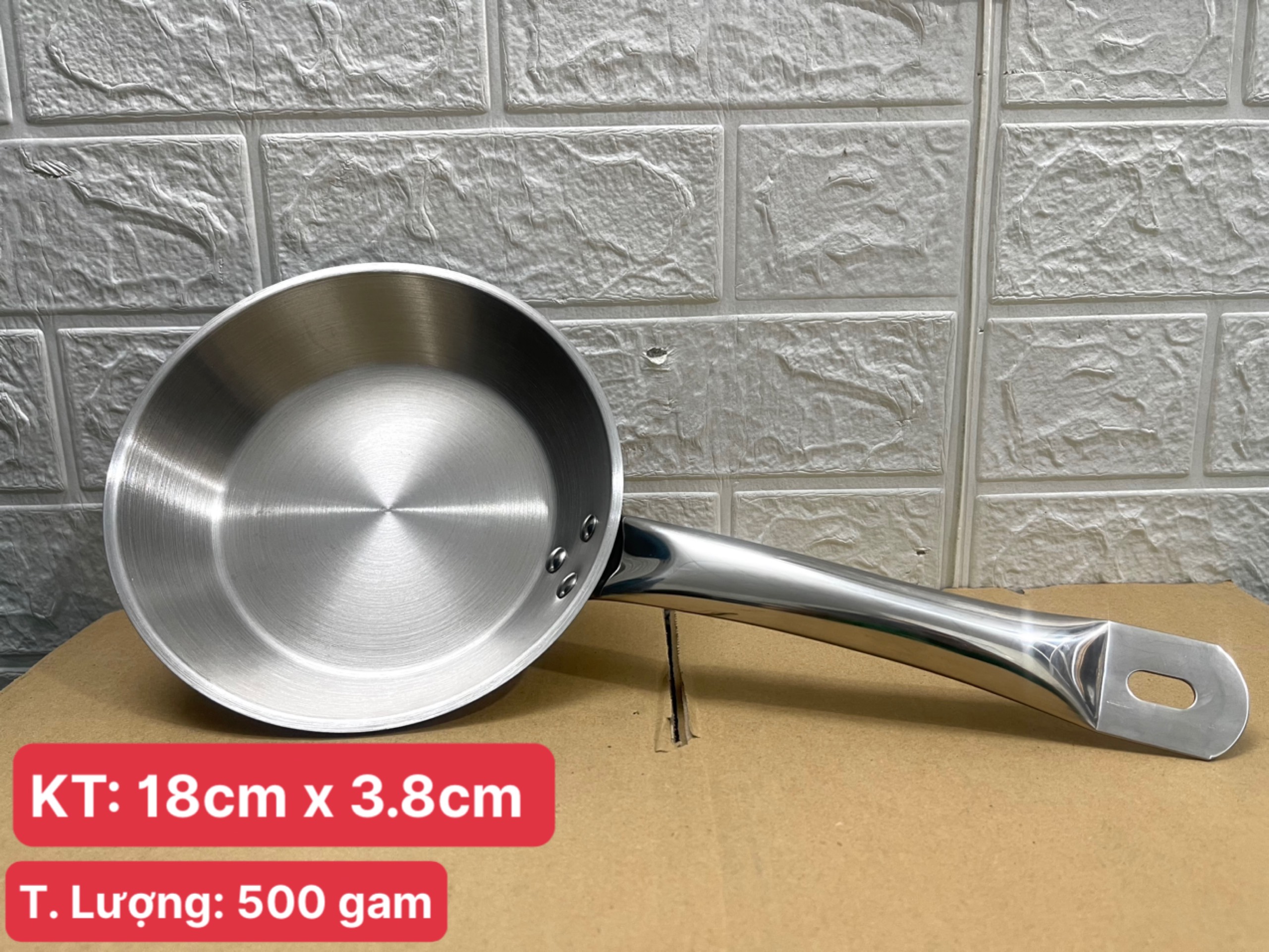 Chảo Inox Cao Cấp 3 Đáy _ _ HÀNG XUẤT KHẨU