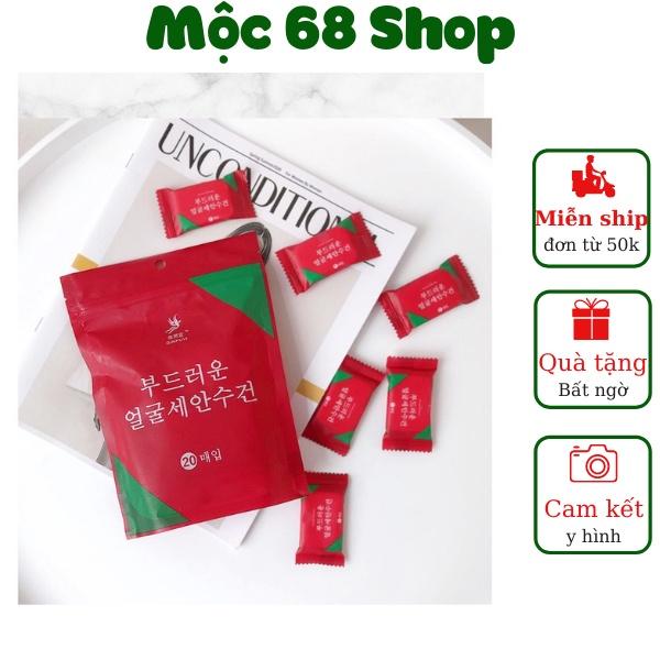 KHĂN GIẤY NÉN DU LỊCH HÌNH VIÊN KẸO MOC68SHOP