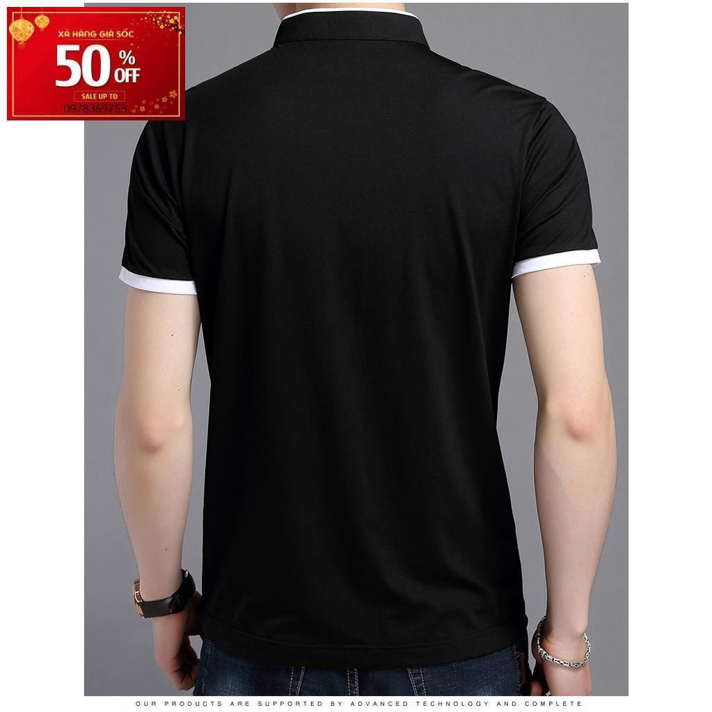 Áo thun nam cổ trụ thời trang