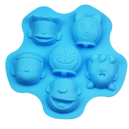 Khuôn rau câu Silicon Doremon, Doremi, Nobita, Chaien, Xeko