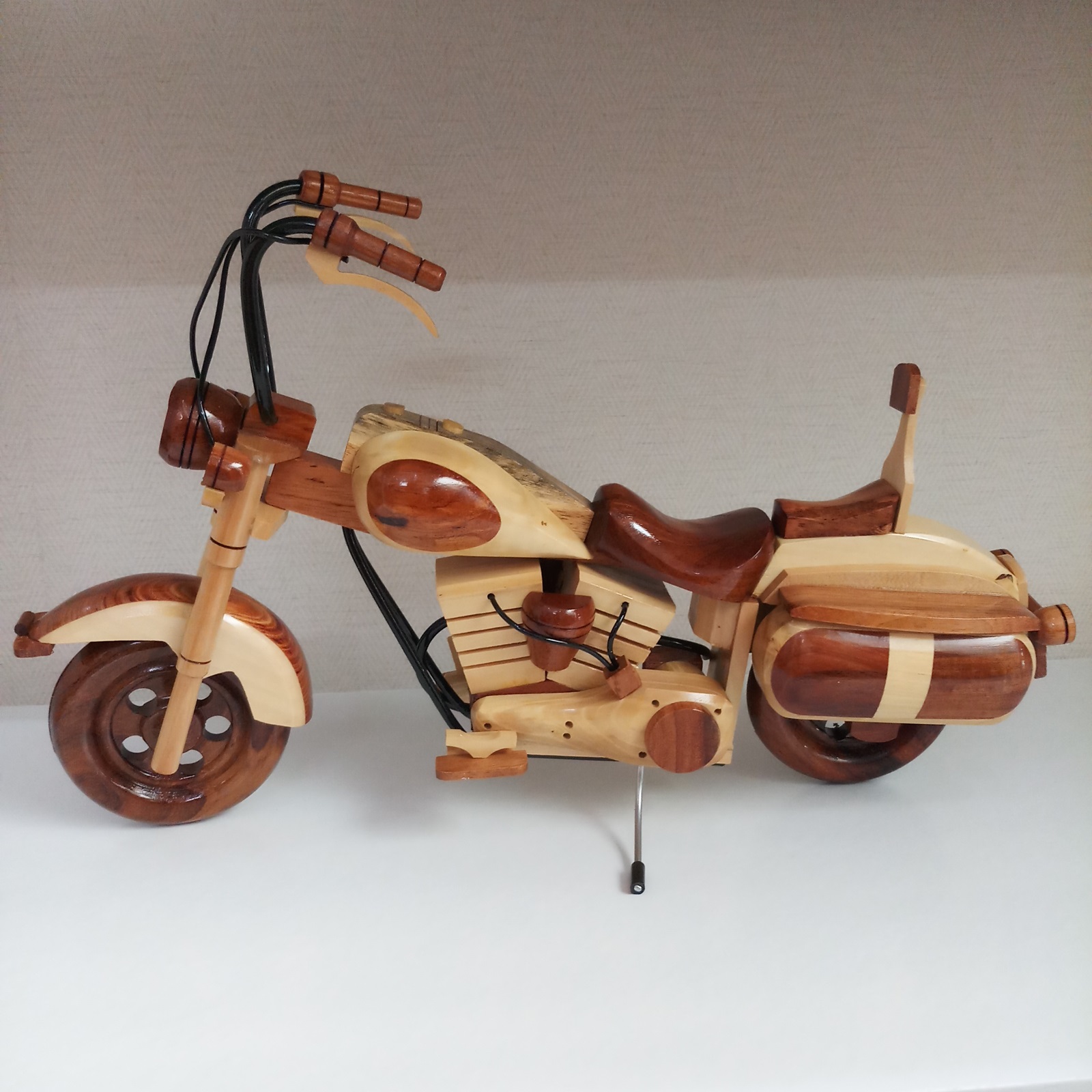 Mô hình xe phân khối gỗ 45cm