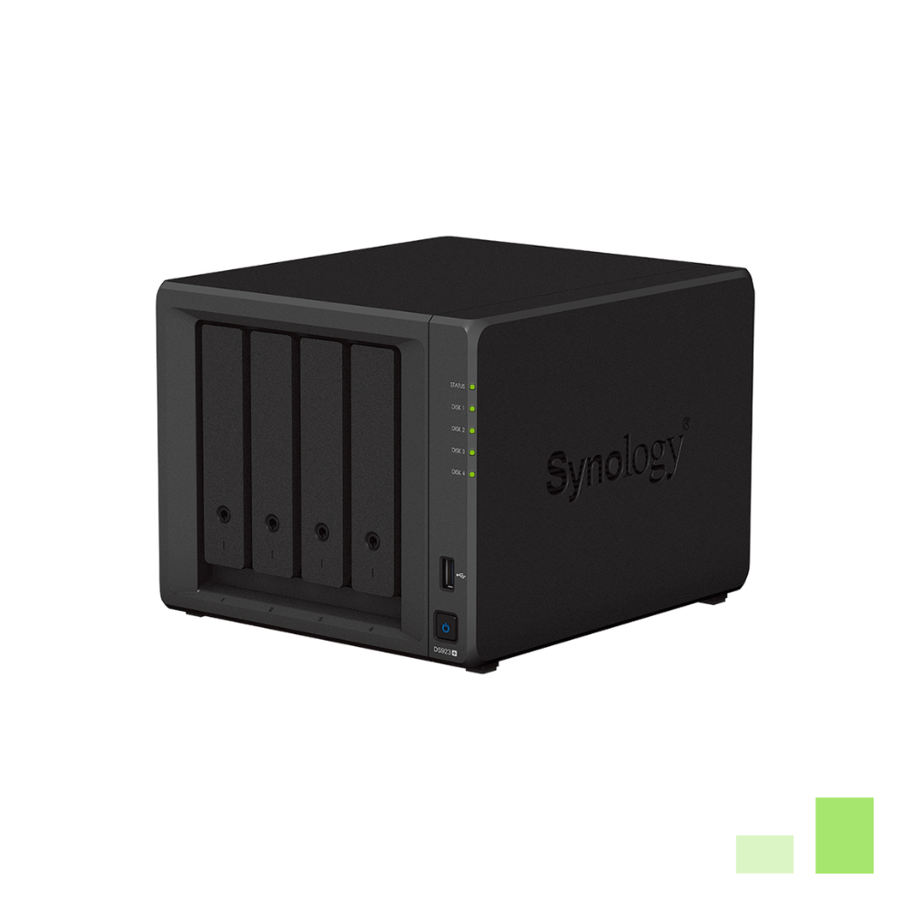 Synology DS923+ (Đen) model 4-bay thiết bị lưu trữ dữ liệu mạng - Hàng nhập khẩu chính hãng 100%