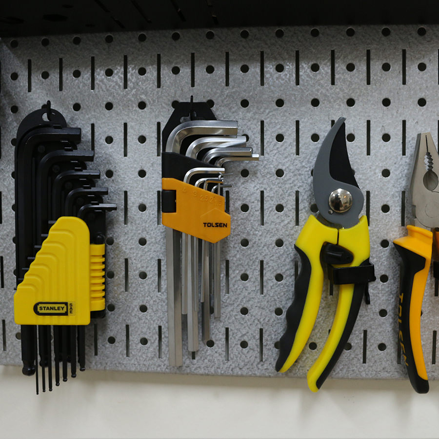 Bảng treo dụng cụ Pegboard cơ khí K2 mạ kẽm