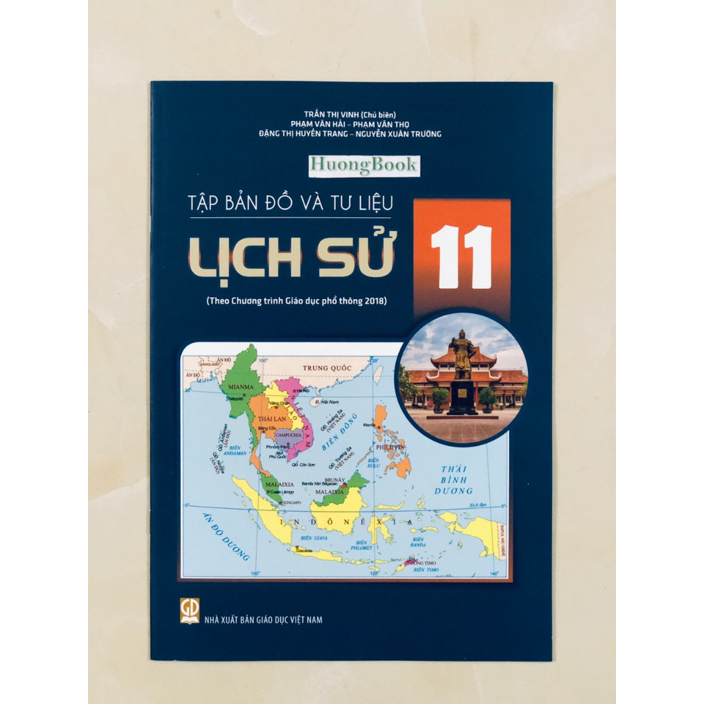 Sách - Combo Tập B.ản Đồ và tư liệu địa lí và lịch sử 11 ( theo chương trình GDPT 2018 )