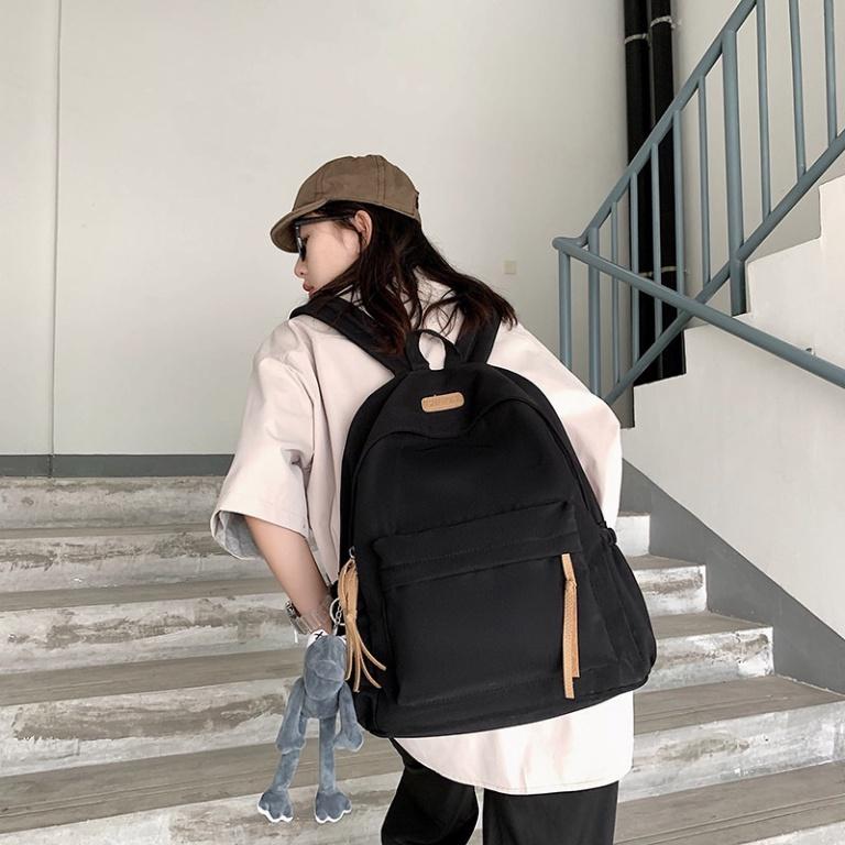 Balo Nam Nữ Dùng Đi Học, Du lịch Túi thời trang Hàn Quốc, Vải Đẹp Chống Nớc Cao Cấp Đựng Vừa Laptop