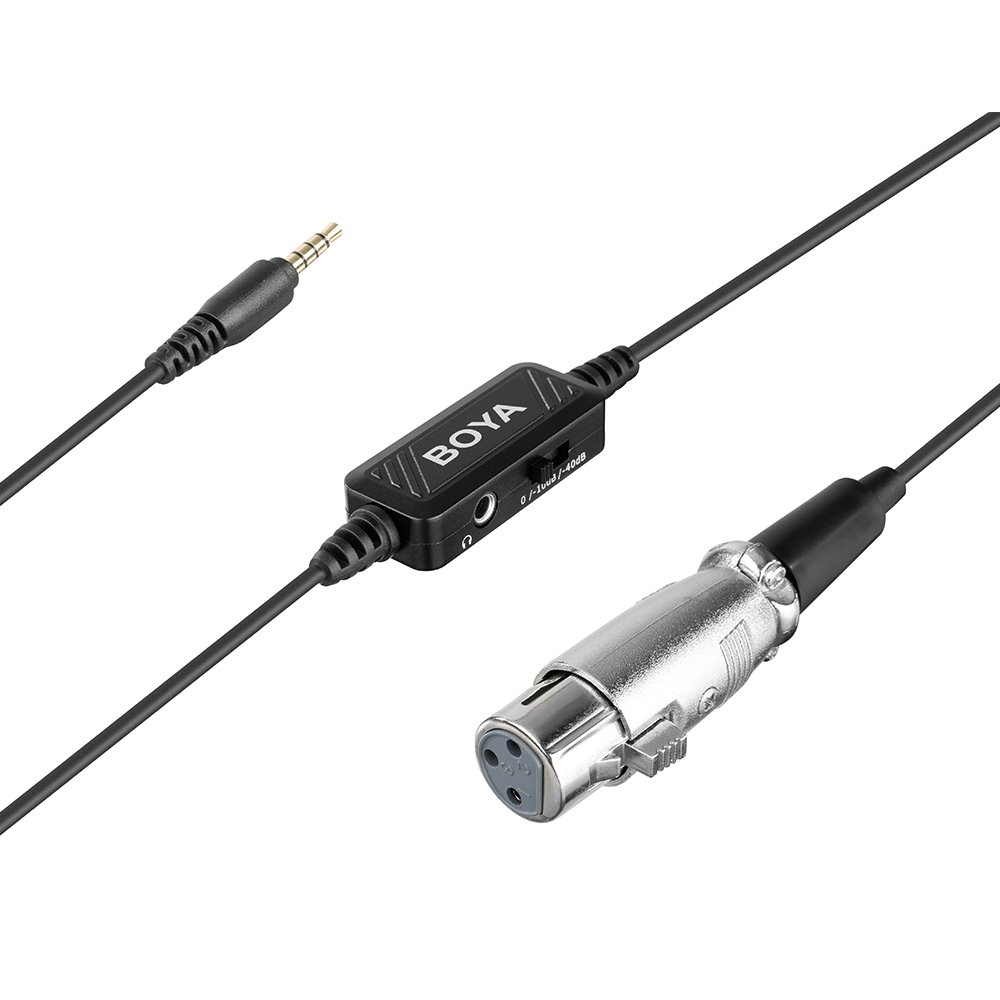 Phụ Kiện Âm Thanh | Đầu Chuyển Đổi BOYA- Audio Adapter &amp; Cable BY-BCA6 - Hàng Chính Hãng