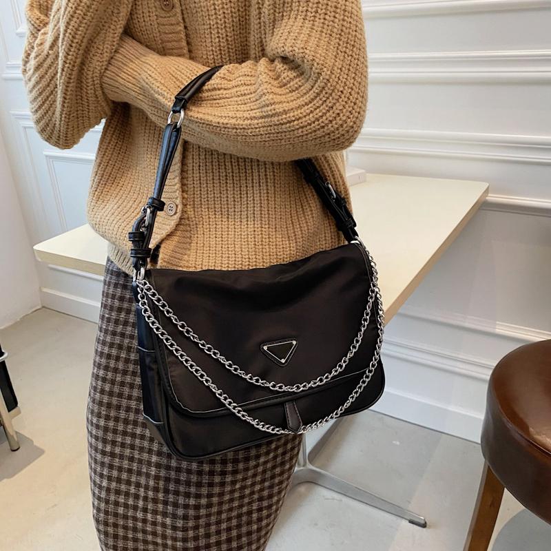 Vải Oxford Lớn Đeo Vai Cho Nữ Xu Hướng Mới 2021 Dây Chuyền Sang Trọng Túi Xách Nữ Shop Túi Áo Thiết Kế Túi Cầm Tay túi