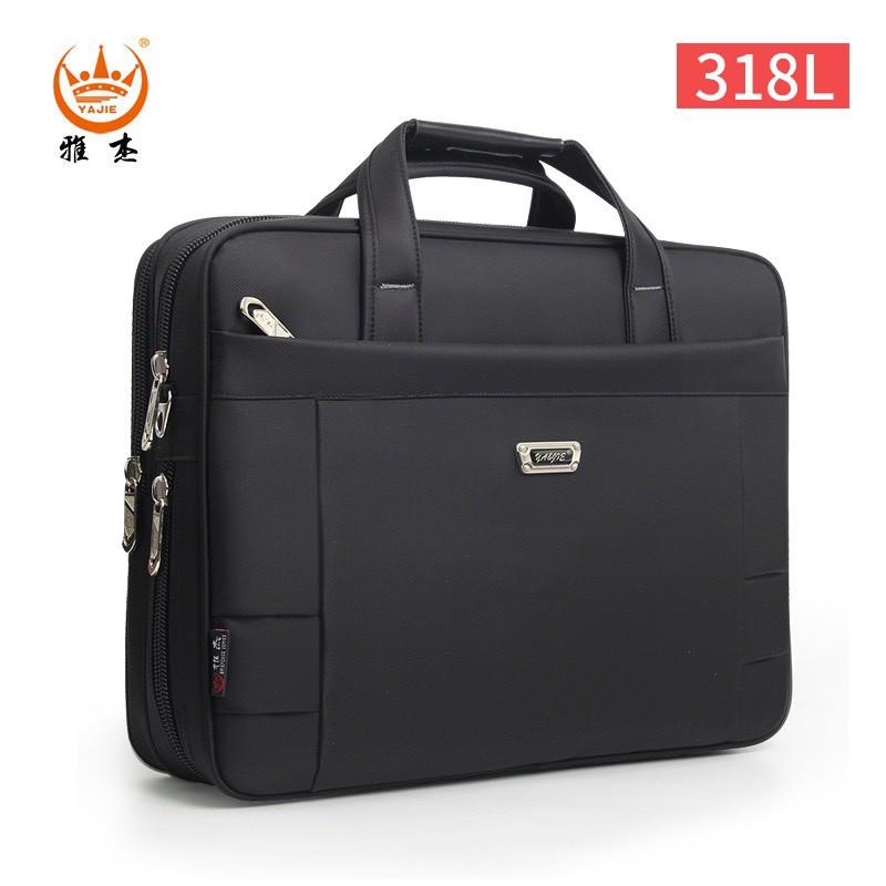 Túi xách cặp công sở đựng laptop đến 15.6inch mã 318 (Đen)