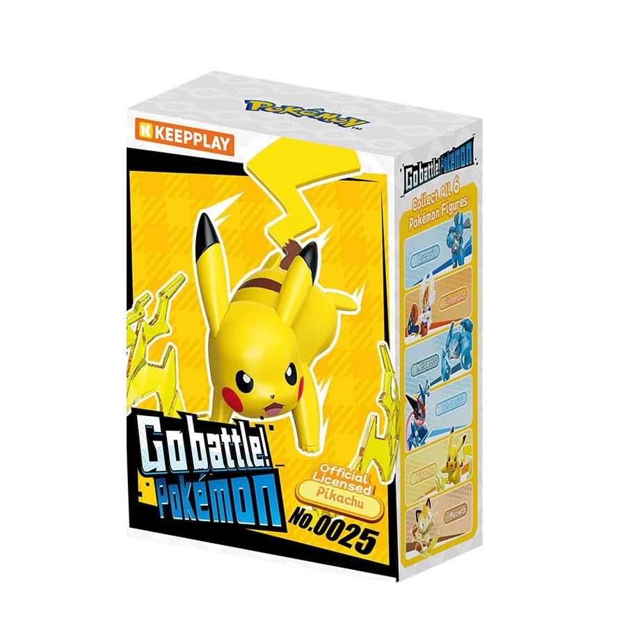 Đồ Chơi Lắp Ráp Go Battle! Pokémon Vol 1 - Pikachu - Keepplay 32398